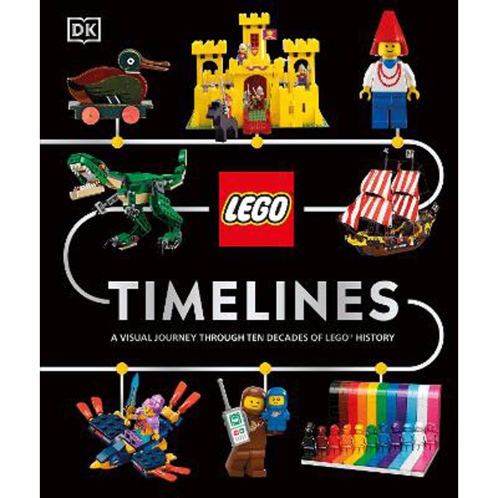 LEGO Timelines: A Visual Journey Through Ten Decades of LEGO History (Hardback) - Simon Hugo